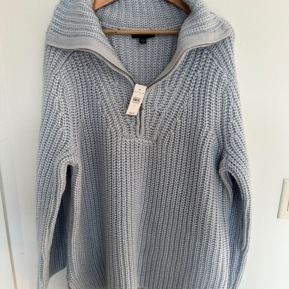 Cozy Light Blue Knit Sweater - Picture 1 of 5
